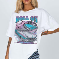 Dream Car Casual Short Sleeve Graphic Summer T-shirts Women's