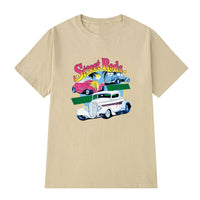 Dream Car Casual Short Sleeve Graphic Summer T-shirts Women's