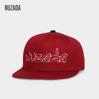 NUZADA Letter LOGO  Caps Couple Men/Women High Quality Embroidery Double Layer Cotton Polyester