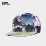 NUZADA Unisex Men/Women Exclusive Original Brand Quality HD 3D Printing Landscape Couple Caps